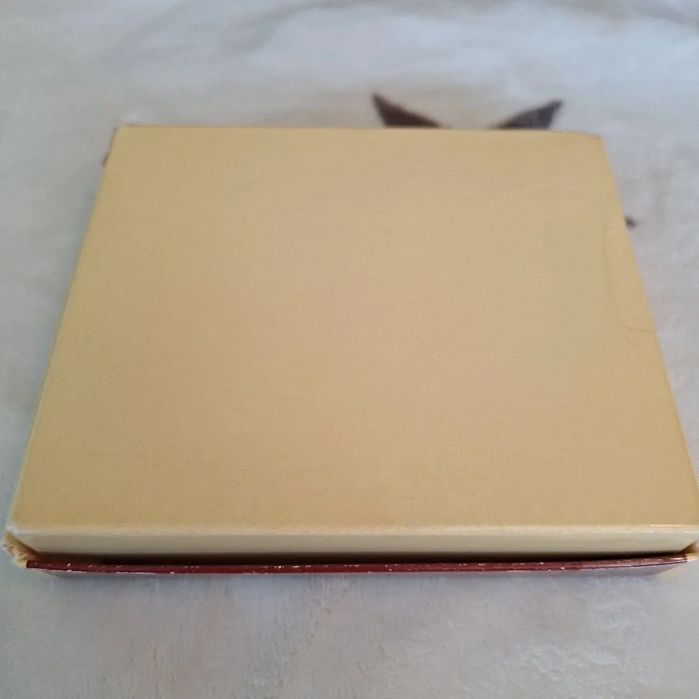 VTG BUXTON Men's Top Grain Leather Tri-Fold Wallet Brown Tan Small Mark On Back
